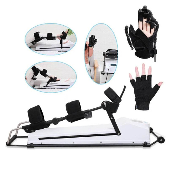 Electric leg flexion and extension rehabilitation training treatment equipment