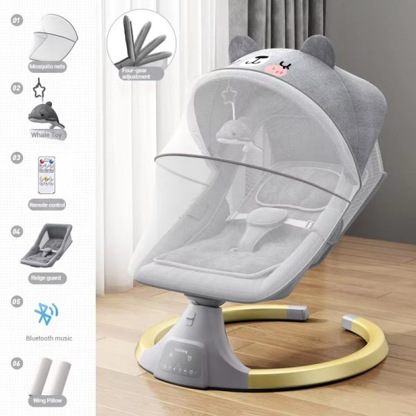 2025 New Hot Sale 5 in 1 Electric Baby Rocking Chair - Image 4