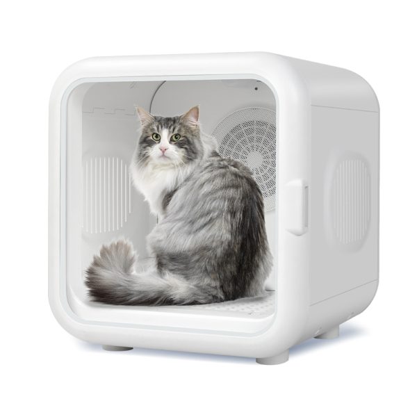 Ultra-quiet intelligent temperature-controlled pet hair grooming automatic drying box