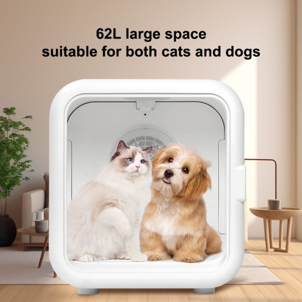 Ultra-quiet intelligent temperature-controlled pet hair grooming automatic drying box - Image 2