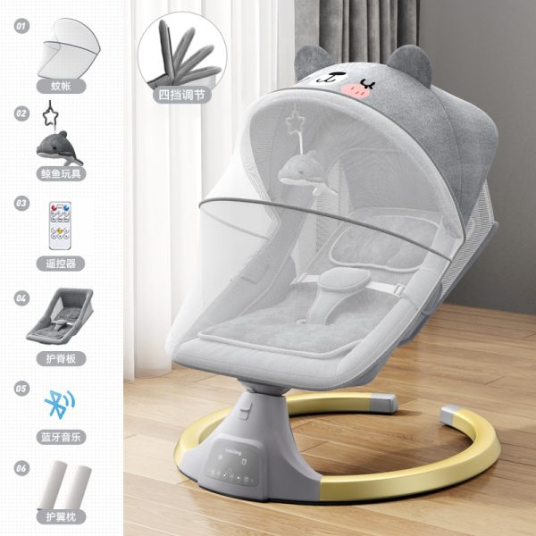 2025 New Hot Sale 5 in 1 Electric Baby Rocking Chair - Image 7