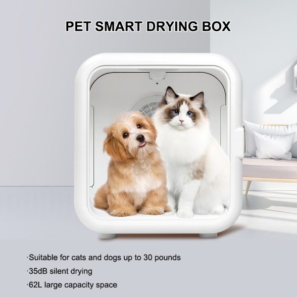 Ultra-quiet intelligent temperature-controlled pet hair grooming automatic drying box - Image 5