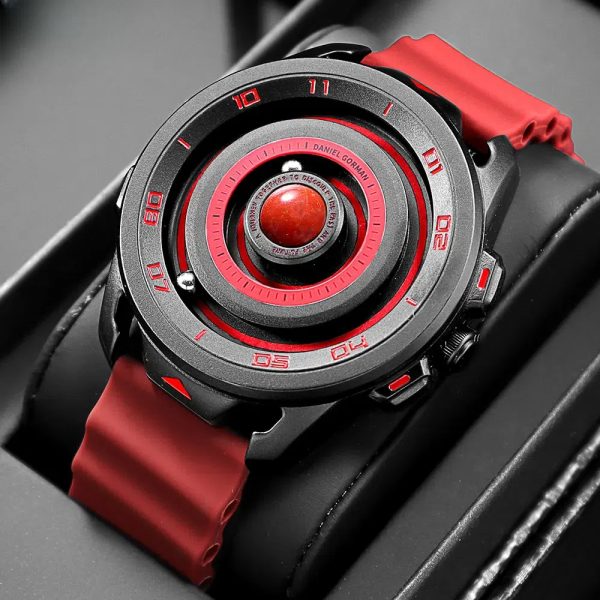 Planet design waterproof luminous sports quartz men's watch