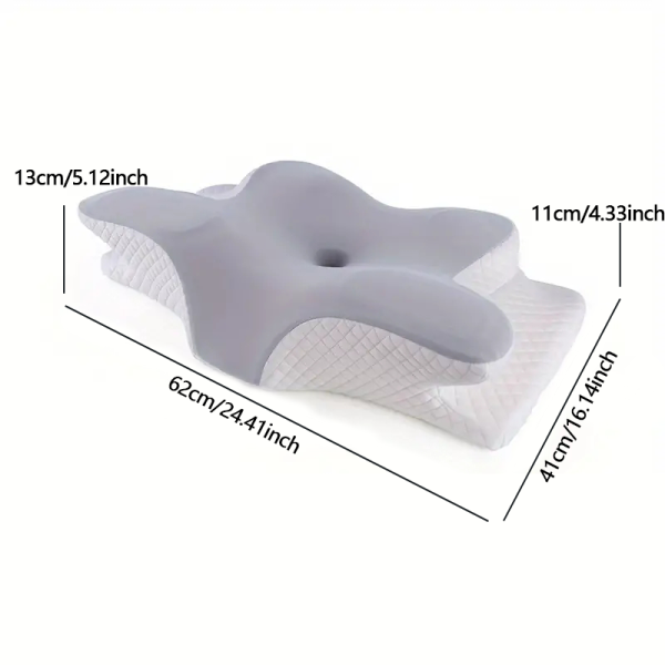 Ergonomic Cervical  Contour Cheap Butterfly Memory Foam Pillow Orthopedic Sleeping Pillows - Image 2