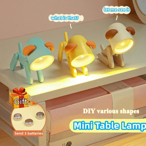 Cute LED Mini Puppy Night Light
