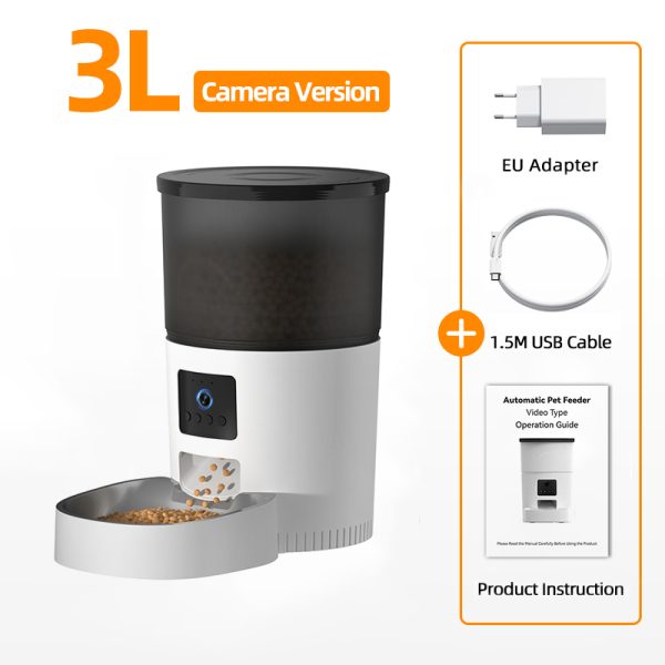 Intelligent automatic cat feeder with camera, remote control by mobile phone - Image 7