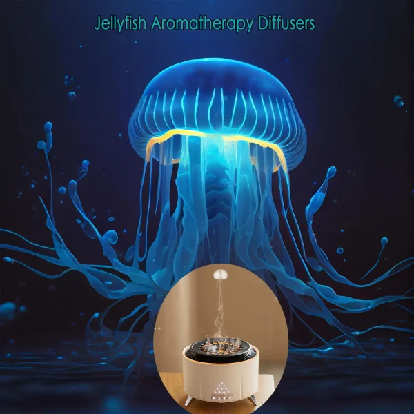 Diffusers for Essential Oils Large Room Cool-Looking Jellyfish Mist 350ml - Image 4
